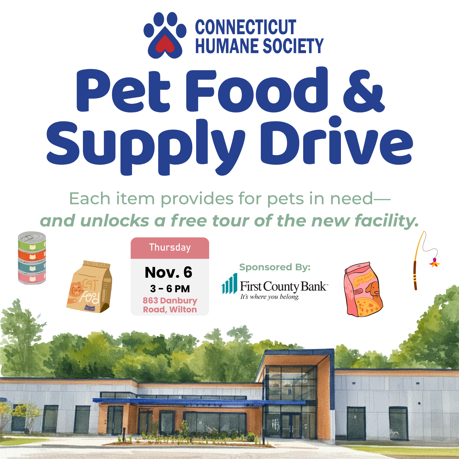 Wilton November Pet Food Drive – Event Postings