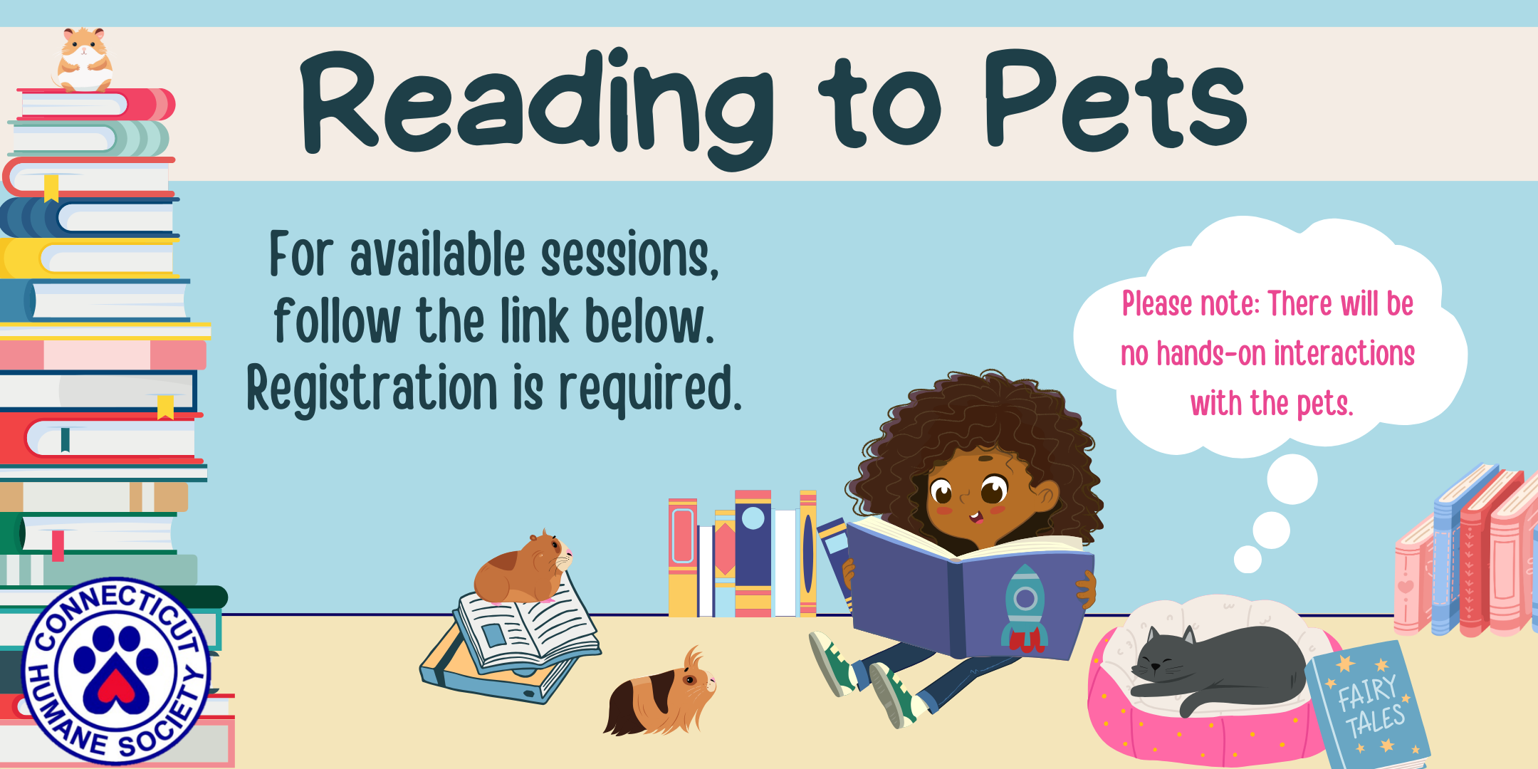 Reading to Pets, no dates